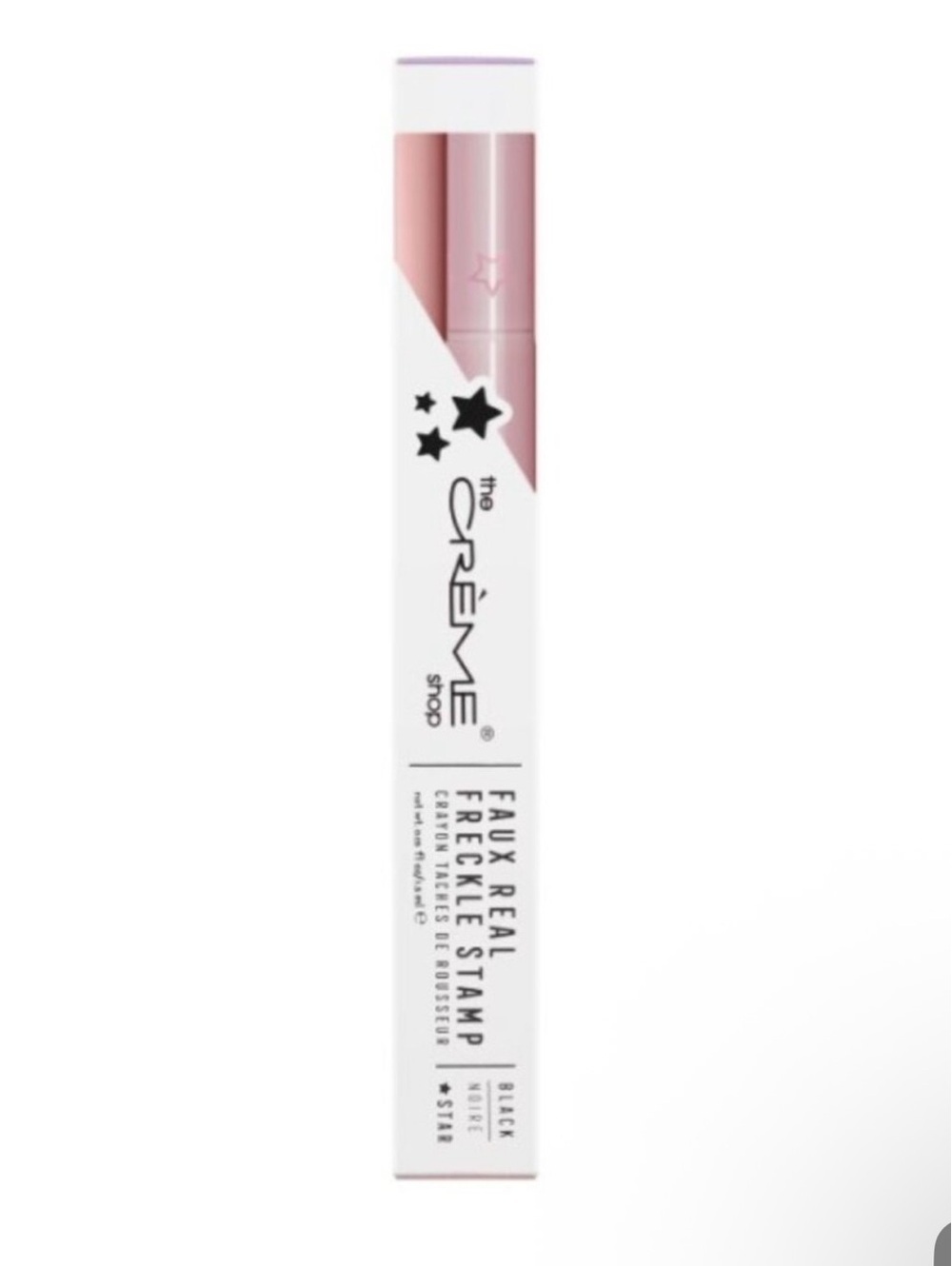 CRÈME SHOP Faux Real Freckle Stamp Black Star Print NEW